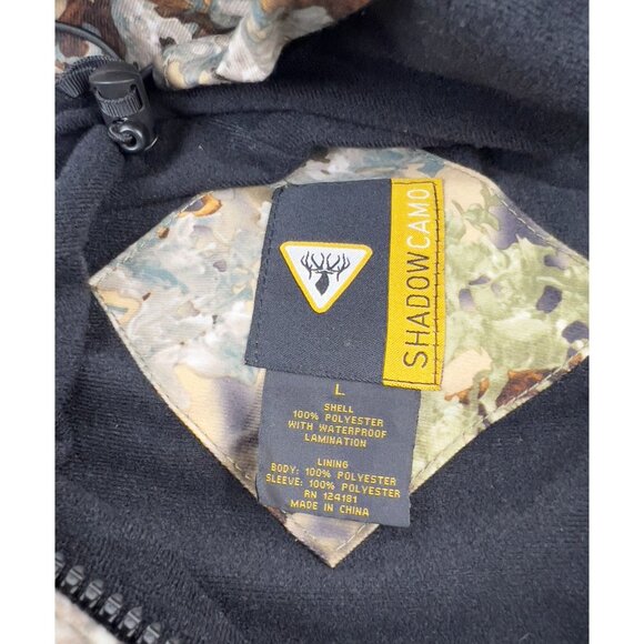Kings Camo Shadow Camo Jacket Men's Sz. L Waterproof Hooded Hunting Coat - Picture 2 of 9